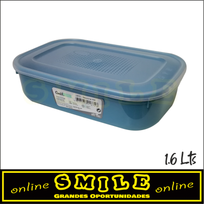Caixa para Alimentos Azul- 1.6Lts - Bayonne MM
