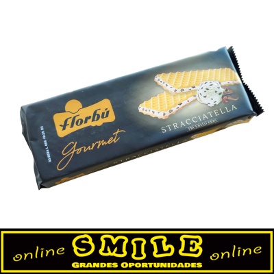 Waffers gourmet stracciatella Florbú 140gr