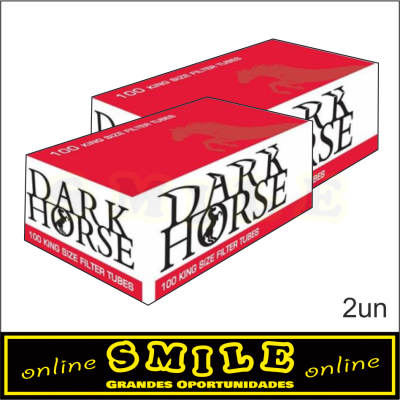 2 Caixas de 100 Tubos Dark Horse