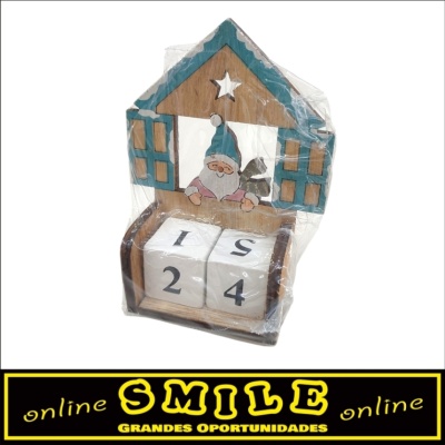 Calendário / marcador de dias em madeira