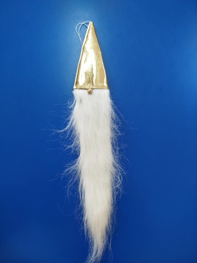 Pai Natal chapéu dourado (43cm)