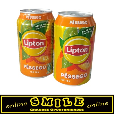 Ice Tea Pêssego em lata Pack 2un- Lipton