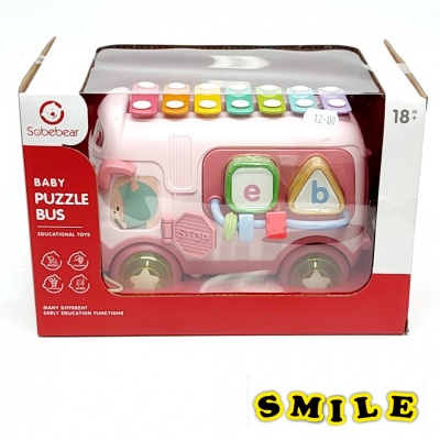 Baby Puzzle Bus +18M