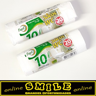 Sacos para Lixo WC 10lt - Conj. 2un