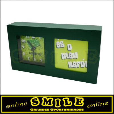 Relógio moldura de mesa - Dia do Pai