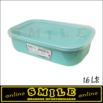 Caixa para Alimentos Verde Água - 1.6Lts - Bayonne MM