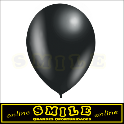Balões Lisos Negros