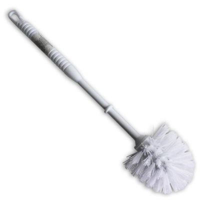 Piaçaba plástico branco para wc