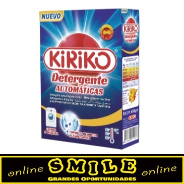 Detergente em pó para Roupa, Lavagem à Máquina Kiriko 400g