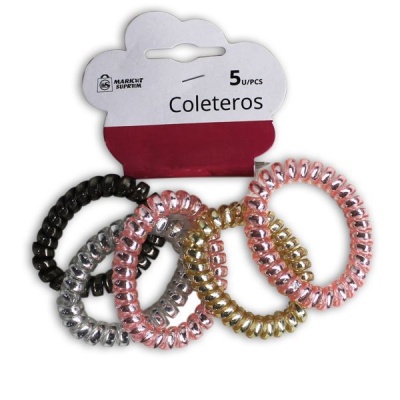 Pack de 5 elásticos de cabelo