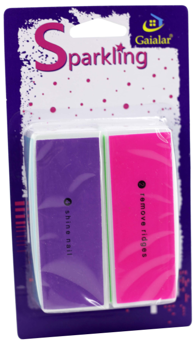 Pack de 2 limas de unhas com 4 funções