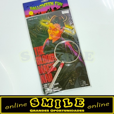 Prego de Halloween na Cabeça