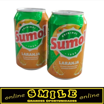 Sumol laranja em lata Pack 2un