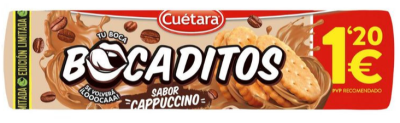 Bocaditos sabor cappuccino "Cuétara" (edição limitada)