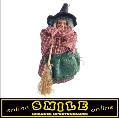 Porta chaves bruxa cores surtidas