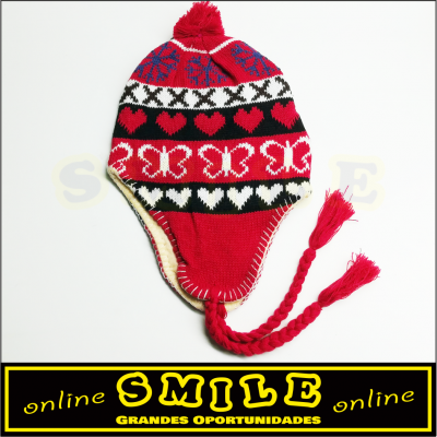 Gorro com tranças - Bordeaux