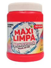 Branqueador/tira nódoas para roupa de cor 600gr Maxilimpa