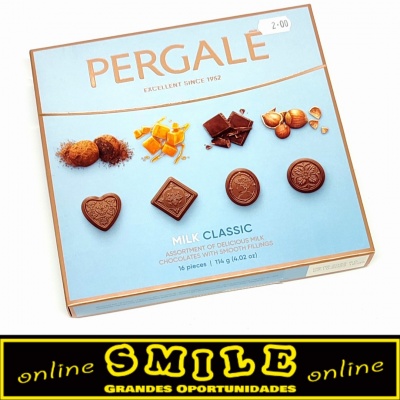 Sortido de chocolates/bombons Milk Classic Pergalé