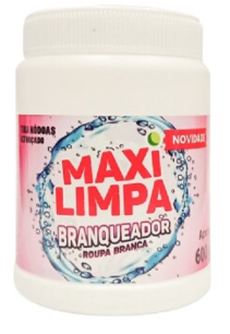 Branqueador/tira nódoas para roupa branca 500gr Maxilimpa