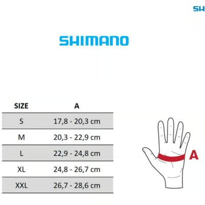 Luvas Shimano Classic preto escuro