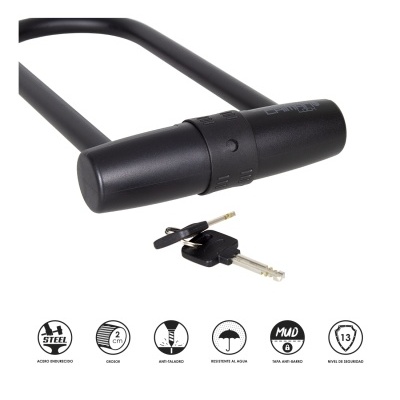 Cadeado em U Caiman Lock 170X320 com fixação