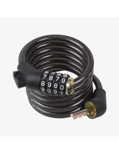 Cadeado Espiral Combinado Eltin 10x1800