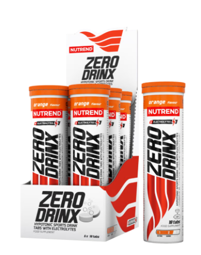 NUTREND ZERODRINX EFERVESCENTE - 18 PASTILHAS Laranja
