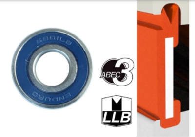 Rolamento Enduro 6001 Llb - 12x28x8-19,28gr