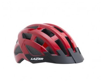 CAPACETE LAZER COMPACT VERMELHO TAM. U