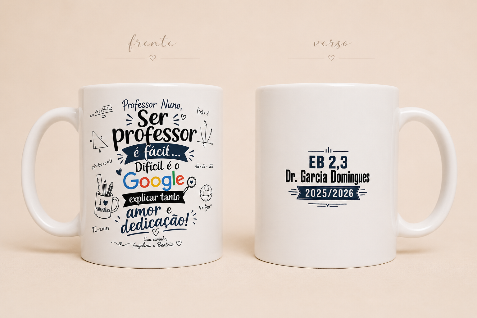 Caneca Personalizada Professor – “Ser professor é fácil…” Caneca Personalizada Professor – “Ser professor é fácil…”
