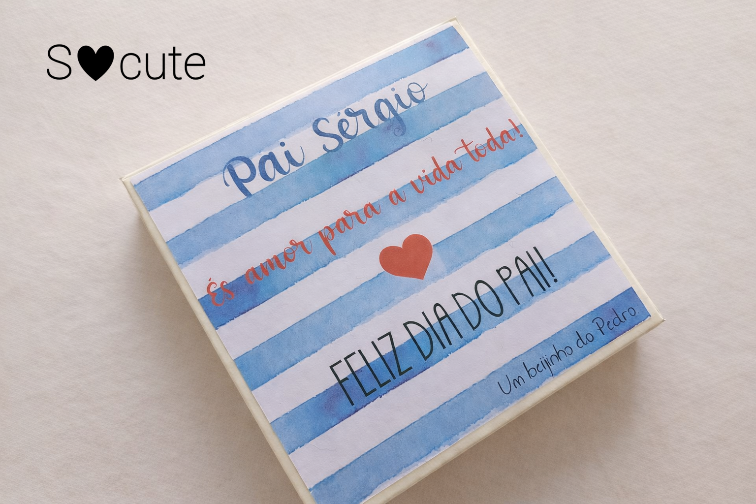 Caixa de Chocolates Personalizada – Especial Pai Caixa de Chocolates Personalizada – Especial Pai