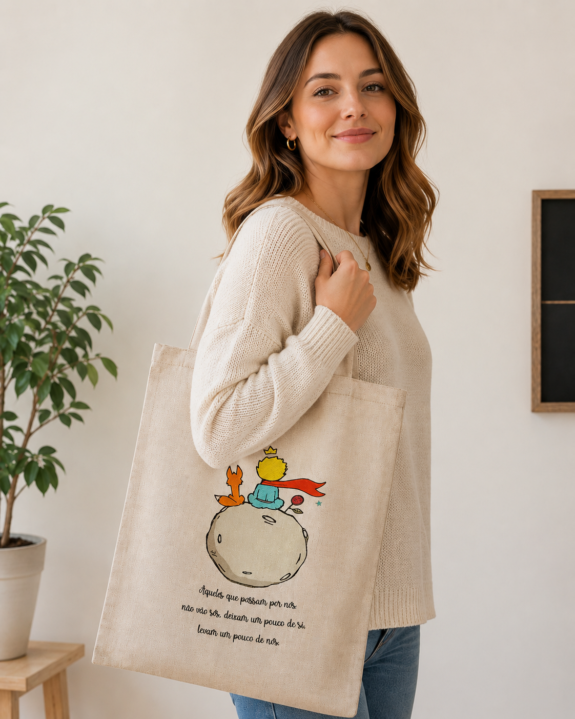 Saco de Tecido Personalizado – Principezinho Saco de Tecido Personalizado – Principezinho