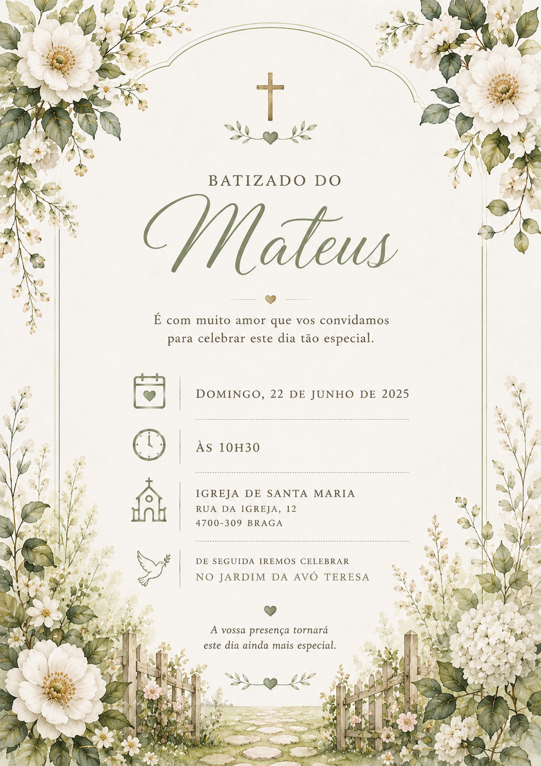 Convite Personalizado – Coleção Bloom Convite Personalizado – Coleção Bloom