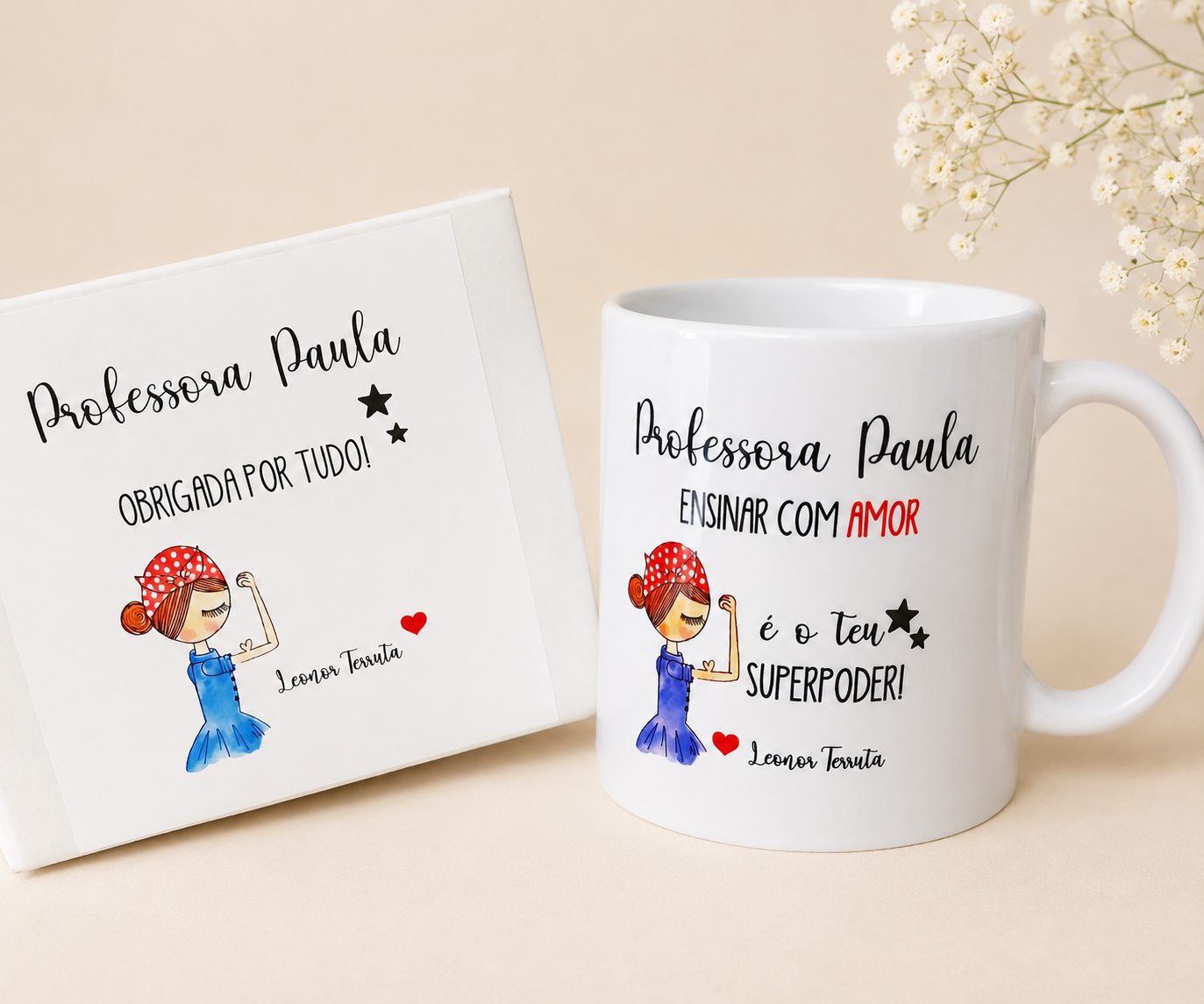 Coleção Superpoder | Presentes Personalizados para Professoras, Educadoras e Auxiliares Coleção Superpoder | Presentes Personalizados para Professoras, Educadoras e Auxiliares