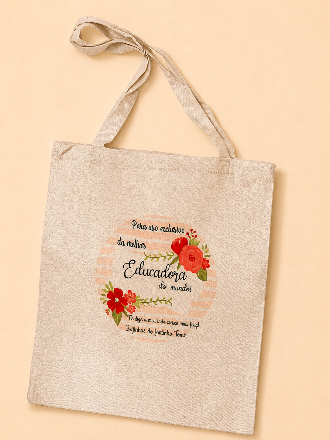Saco Personalizado para Educadora 🌸Auxiliar 🌸Professora Saco Personalizado para Educadora 🌸Auxiliar 🌸Professora