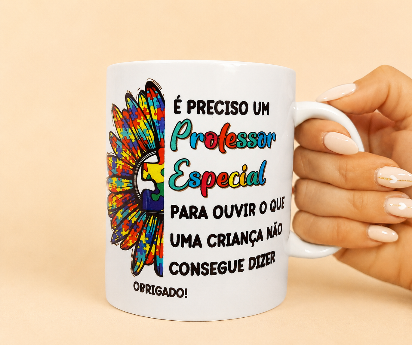 Caneca Personalizada “Professor Especial” 🌈🤍 Caneca Personalizada “Professor Especial” 🌈🤍