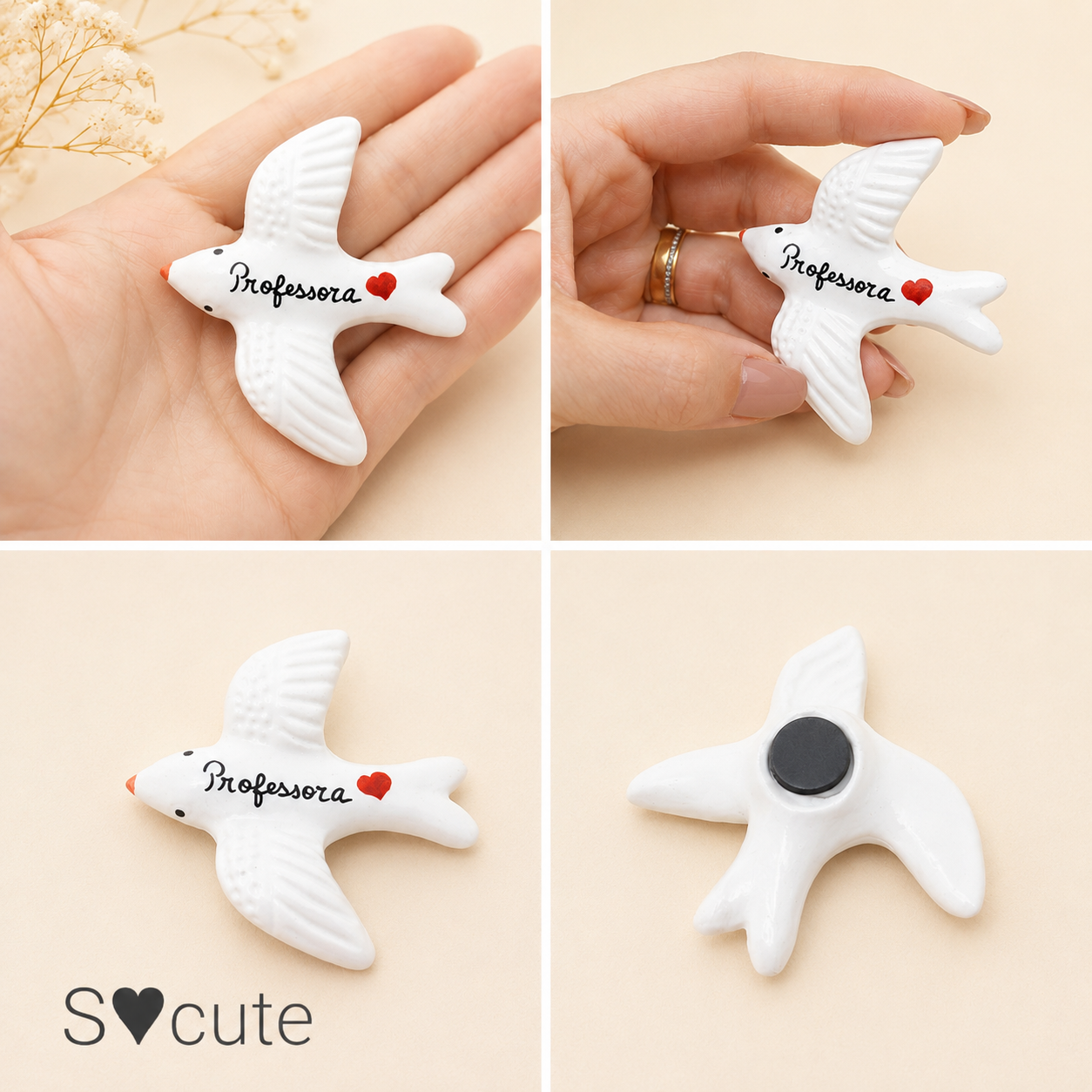 Andorinha Personalizada - Amor em íman Andorinha Personalizada - Amor em íman