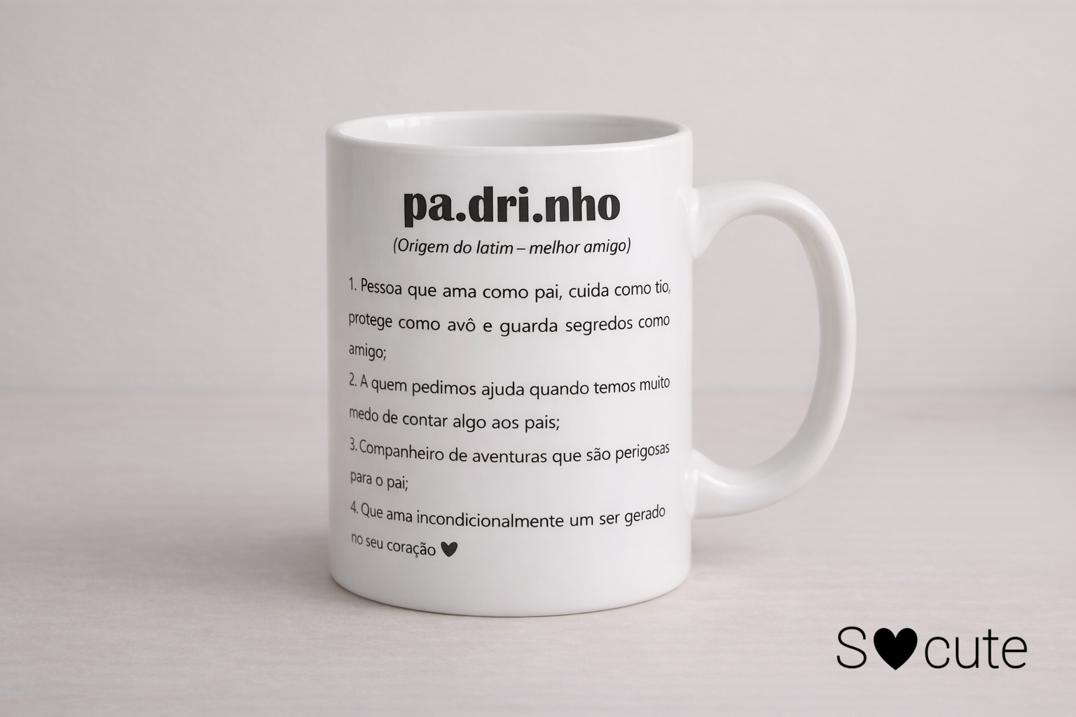 Caneca Personalizada para Madrinha e Padrinho – Presente Especial e Original Caneca Personalizada para Madrinha e Padrinho – Presente Especial e Original