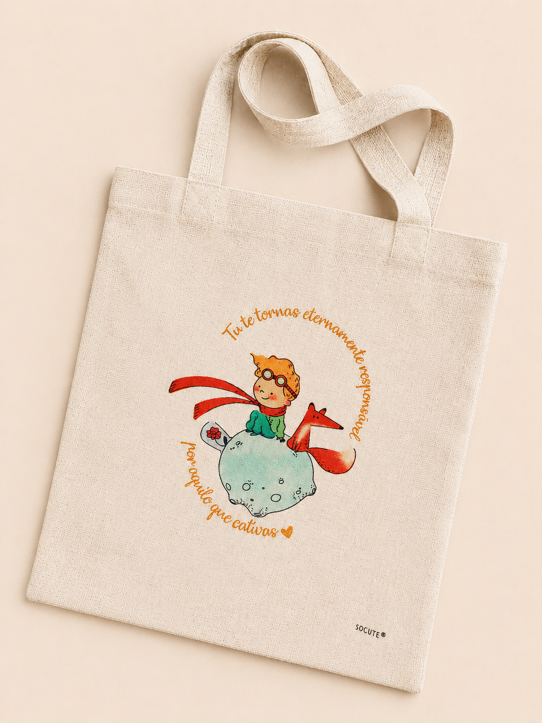 Saco de Tecido Personalizado – Principezinho Saco de Tecido Personalizado – Principezinho