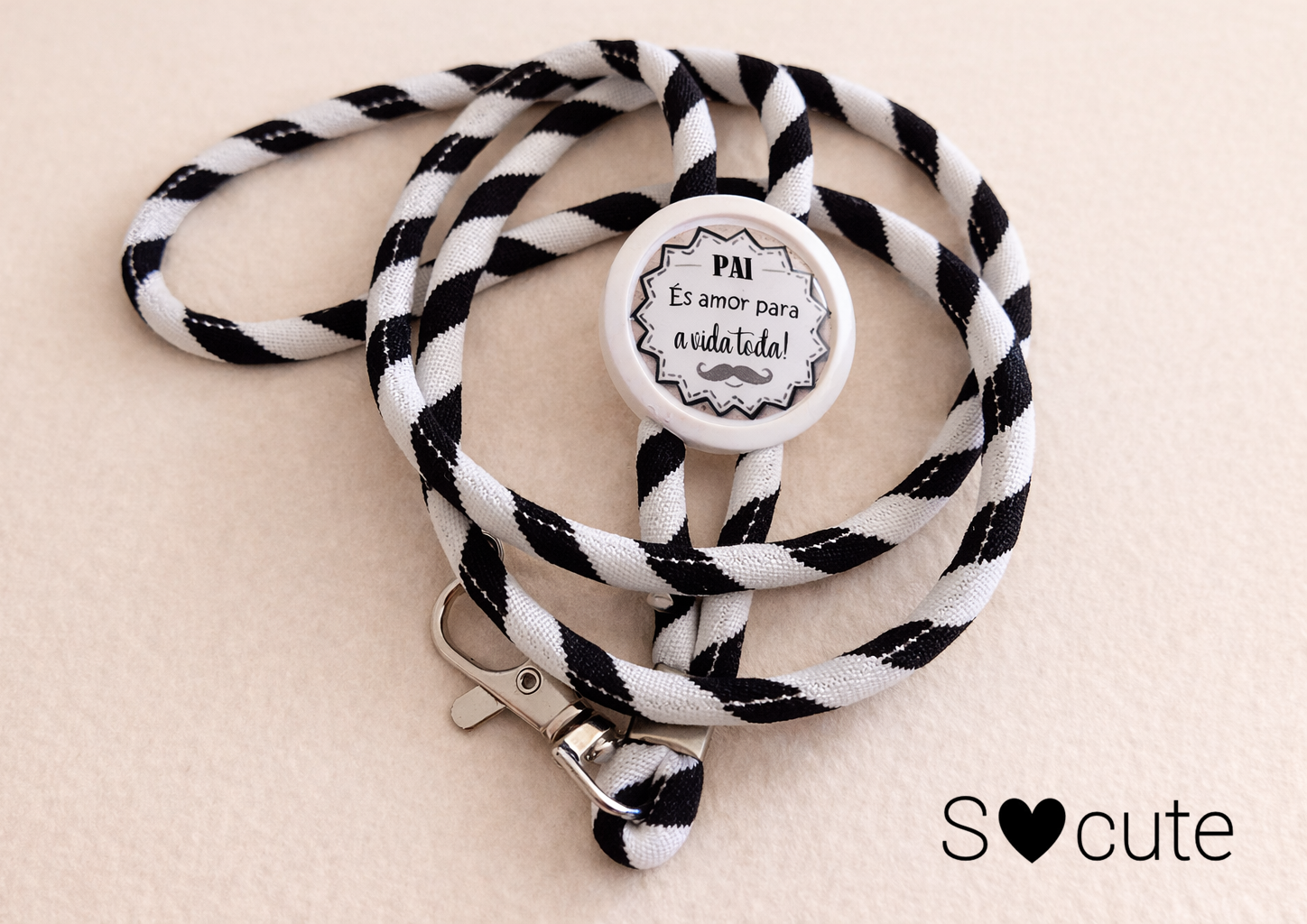 Fita Porta-Chaves OU Porta-Cartões Personalizada – Dia do Pai Fita Porta-Chaves OU Porta-Cartões Personalizada – Dia do Pai