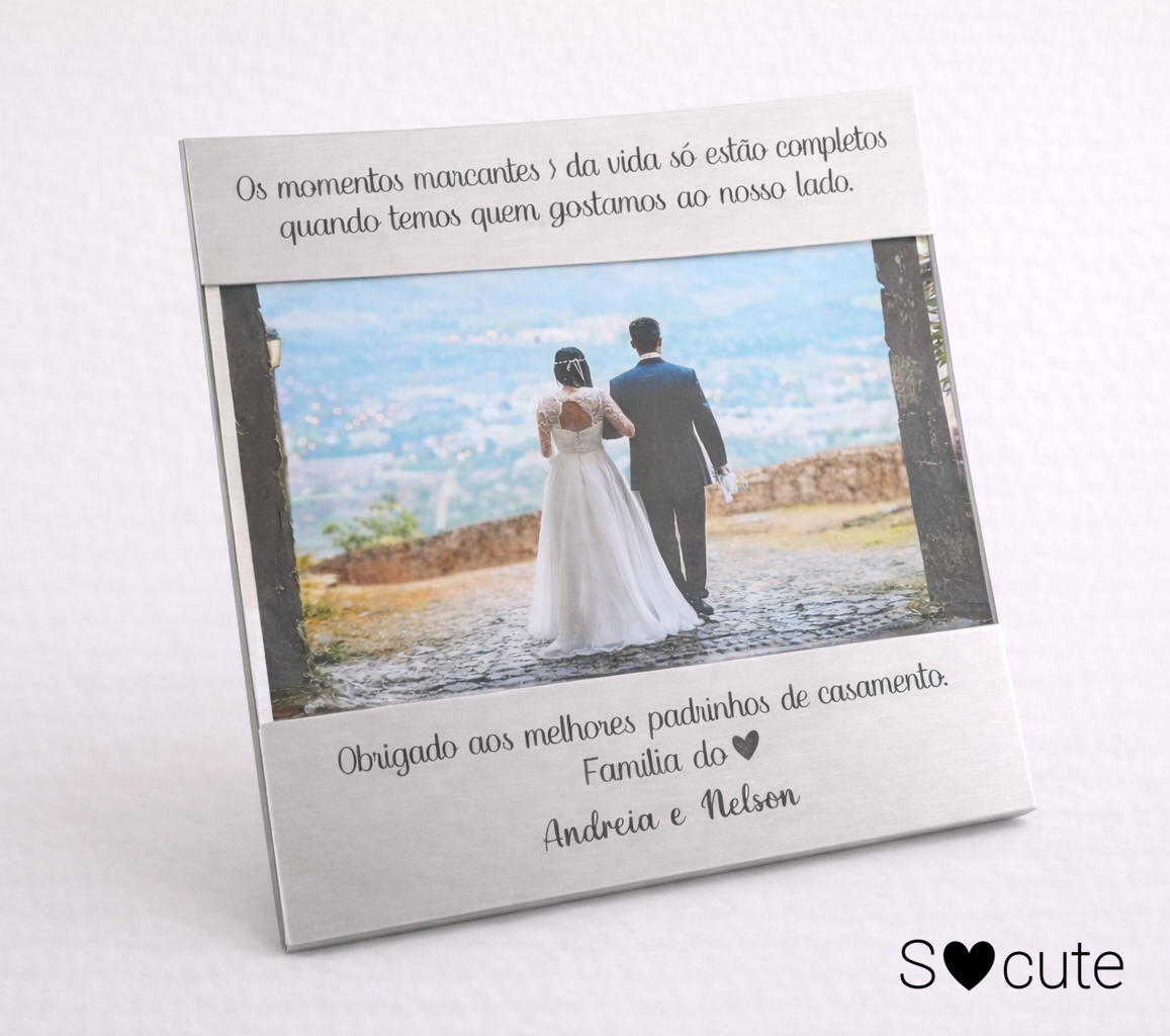 Moldura Padrinhos de Casamento Moldura Padrinhos de Casamento