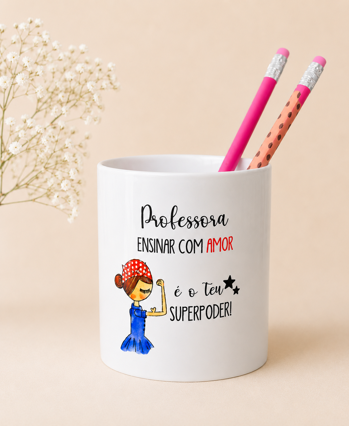 Coleção Superpoder | Presentes Personalizados para Professoras, Educadoras e Auxiliares Coleção Superpoder | Presentes Personalizados para Professoras, Educadoras e Auxiliares