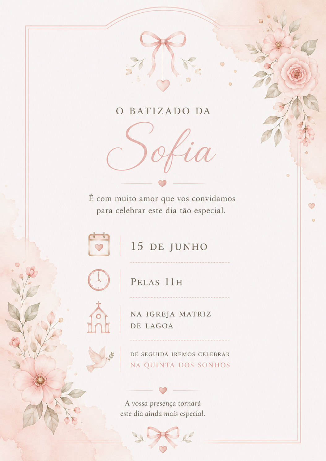 Convite Personalizado – Coleção Essence Convite Personalizado – Coleção Essence