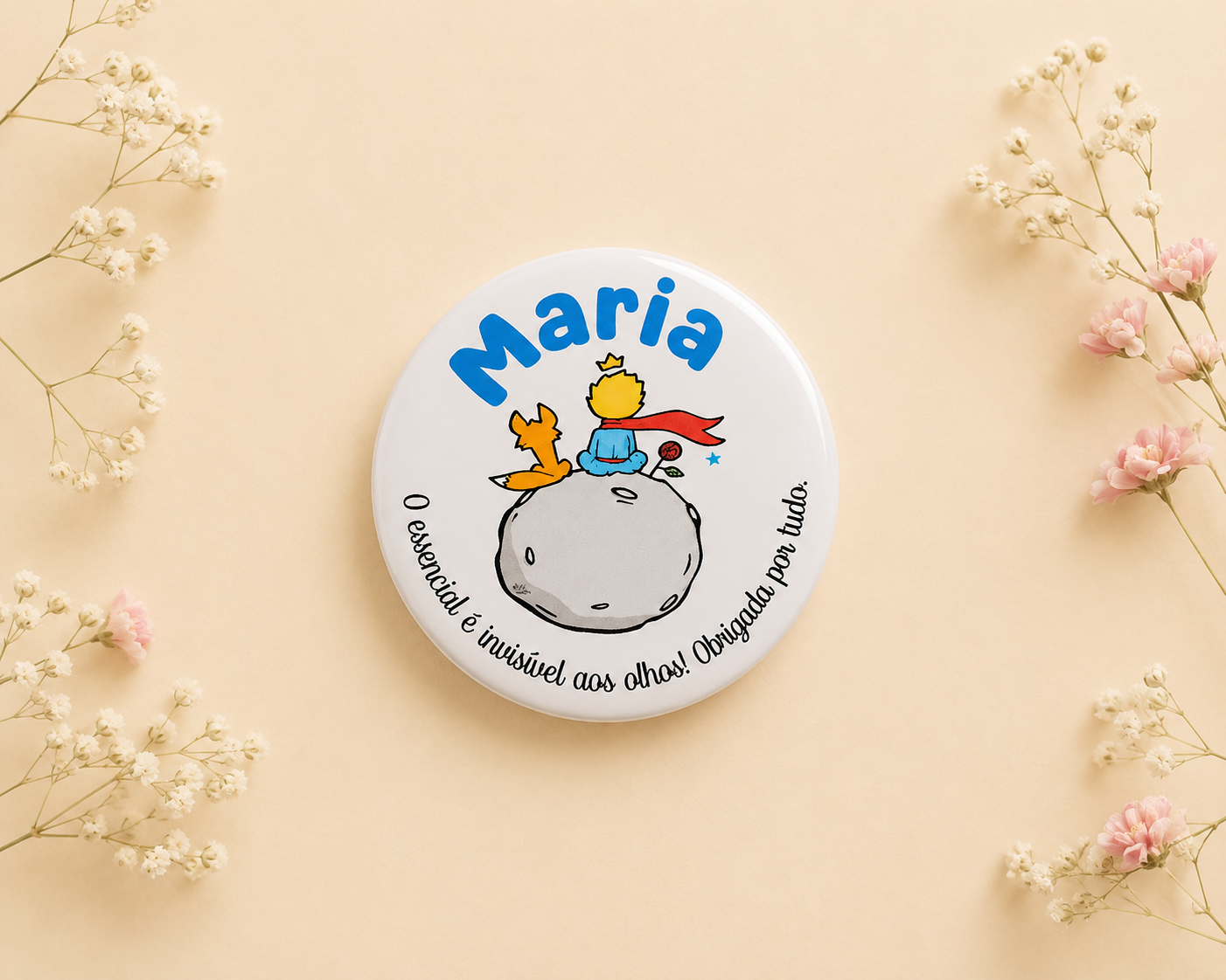 Coleção Principezinho – Crachás, Ímanes & Porta-chaves Personalizados Coleção Principezinho – Crachás, Ímanes & Porta-chaves Personalizados