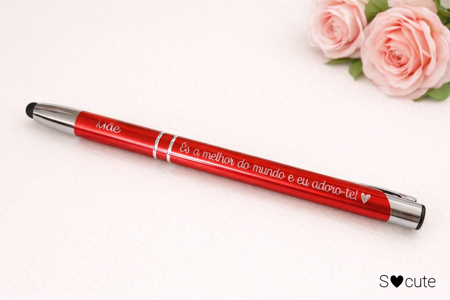 Caneta e Estojo Personalizados para Mãe – Um Presente Cheio de Amor Caneta e Estojo Personalizados para Mãe – Um Presente Cheio de Amor