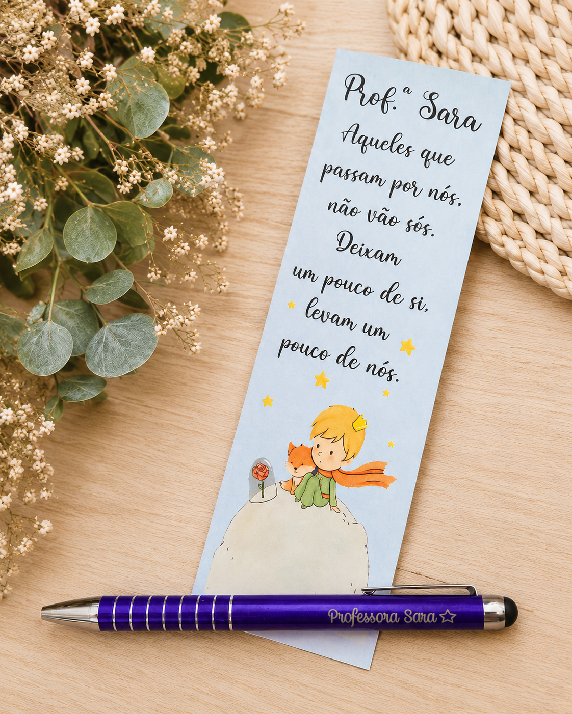 Conjunto Personalizado Principezinho – Marcador, Caneta e Lápis Infinito Conjunto Personalizado Principezinho – Marcador, Caneta e Lápis Infinito