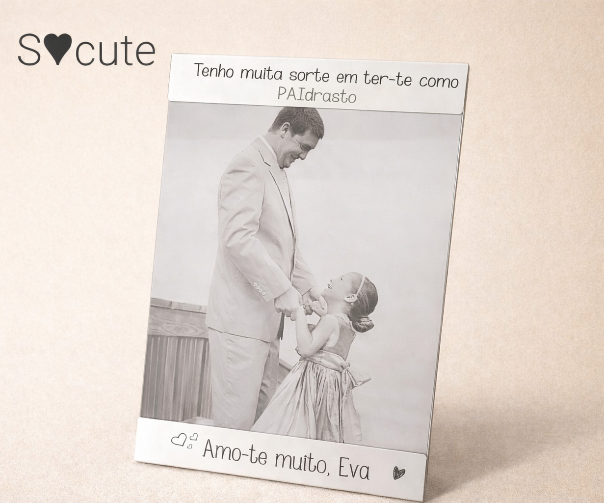 Moldura "Tenho muita sorte em ter-te como PAIdrasto/PADRASTO" Moldura "Tenho muita sorte em ter-te como PAIdrasto/PADRASTO"