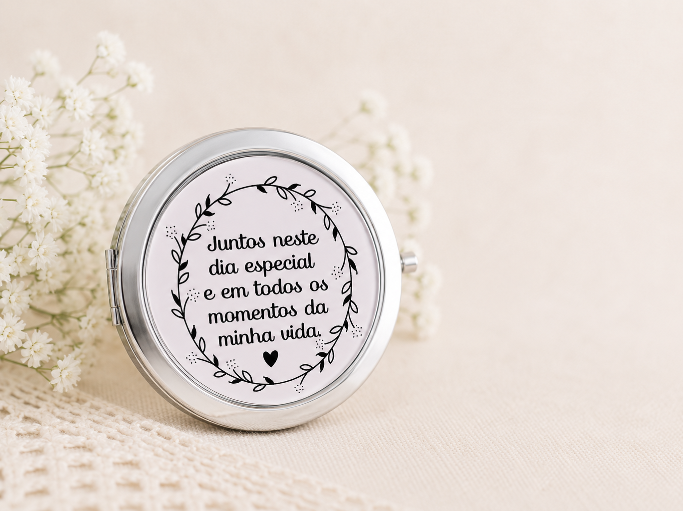 Pack “Memórias para Sempre” – Espelho + Porta-chaves Personalizados | Presente para Padrinhos, Afilhados, Batismo e Comunhão Pack “Memórias para Sempre” – Espelho + Porta-chaves Personalizados | Presente para Padrinhos, Afilhados, Batismo e Comunhão