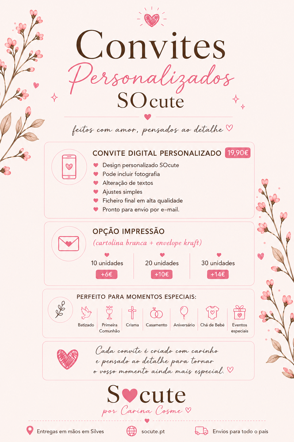 Convite Personalizado – Coleção Essence Convite Personalizado – Coleção Essence
