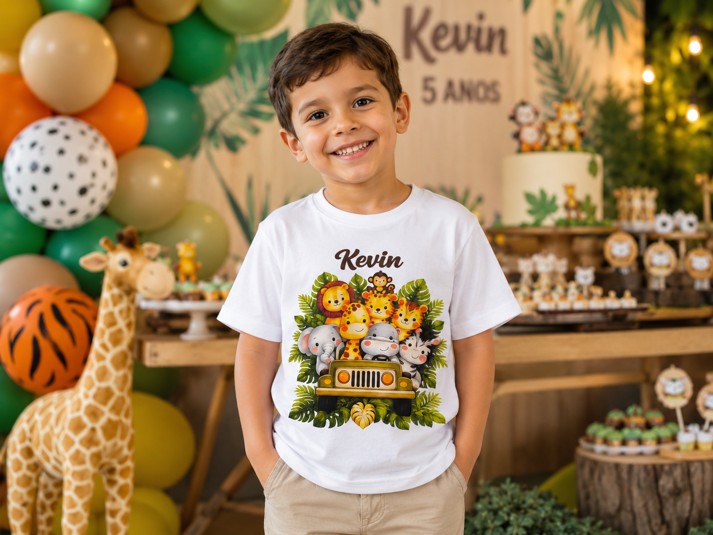 T-shirt ou Sweat Personalizada para Festa de Aniversário Infantil T-shirt ou Sweat Personalizada para Festa de Aniversário Infantil